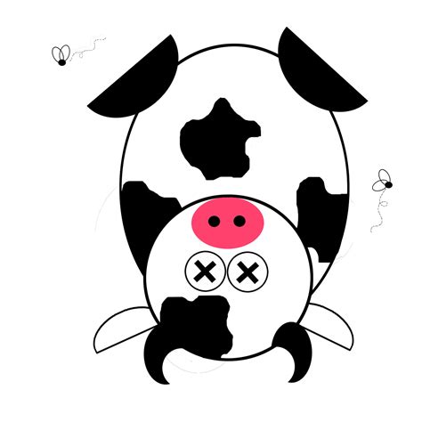 Dead Cow Cartoon Clipart Best