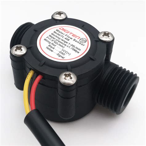 Buy DIGITEN G1 2 Water Flow Sensor With 1 2M 3 9ft Cable Food Grade