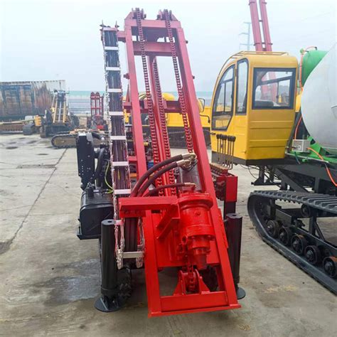 Hydraulic Pile Driver Piling Machine Hammer Highway Guardrail Pile Driver Hydraulic Pile