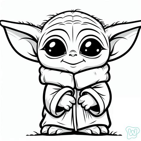 49 Baby Yoda Coloring Pages Color And Print Pdf Free