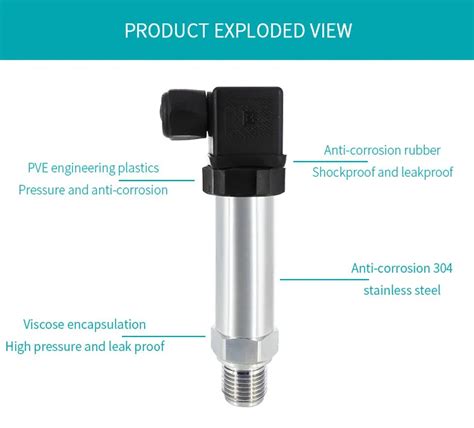 Pressure Sensor Rs485 Digital Transmitter Oil Filled Diffusion Silicon