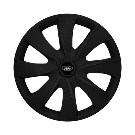 Calota Esportiva Aro Prime Preta Fosca Emblema Ford Preto Shopee