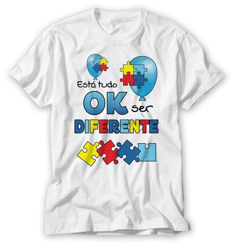 Camiseta Autismo Tea Transtorno Espectro Autista Te Amo Vidape