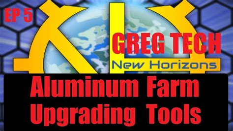 Upgraded Tools Aluminum Ore Farm Ep 5 Minecraft GregTech New Horizons