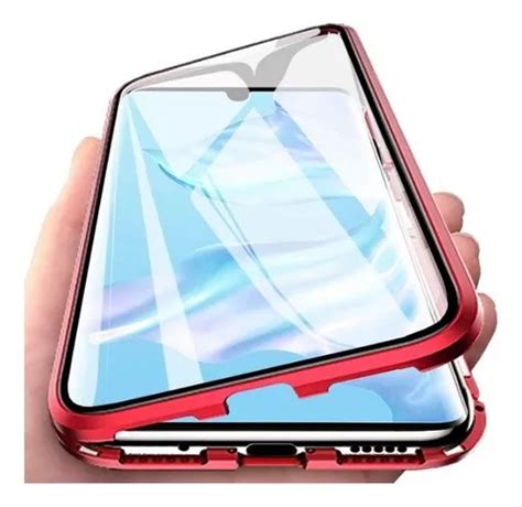 Capa Magnetica P Samsung A Aluminio E Vidro Vermelho Mercadolivre