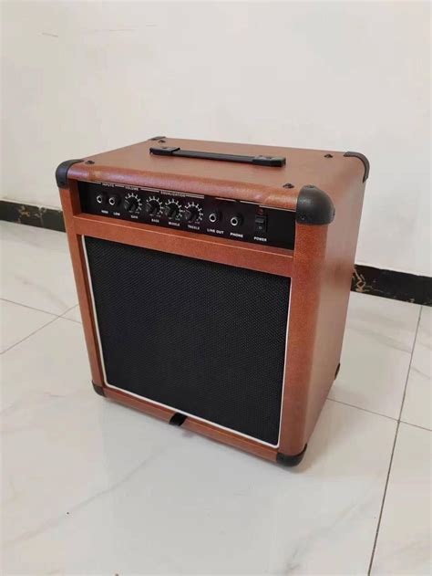 10" Speaker Electric Guitar Bass Amplifier 30W with Brown Color