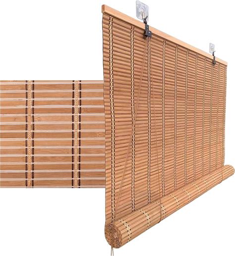 Blackout Blinds Roman Shades Natural Bamboo Blinds For Windows