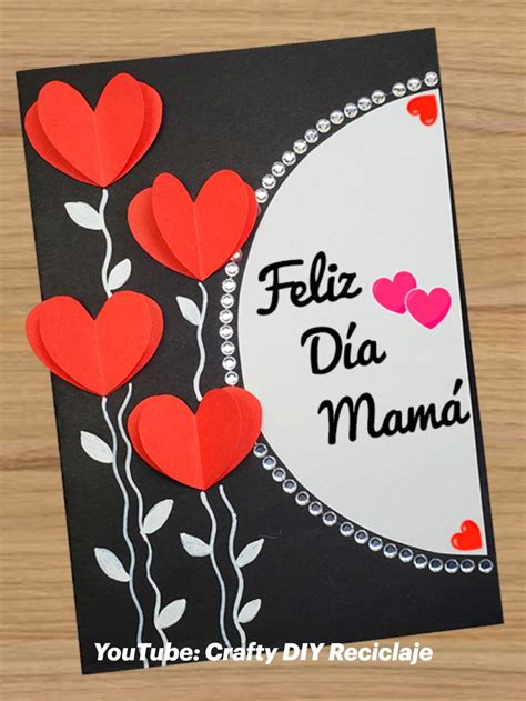 Tarjeta para el DÍA DE LA MUJER MADRE en 2024 Tarjetas creativas