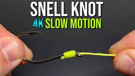 How to tie a snell knot – Artofit