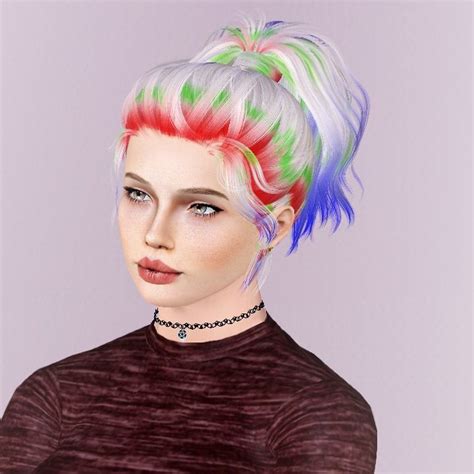 Newsea S J189 Crescent Hairstyle Retextured By Beaverhausen Sims 3