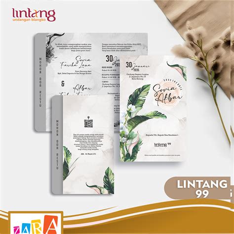 Jual Blangko Undangan Lintang Harga Murah Grosir Shopee Indonesia