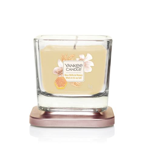 Ароматна свещ Yankee Candle Rice Milk Honey Колекция Elevation