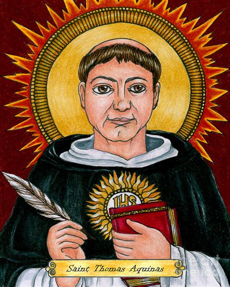 St Thomas Aquinas Bnqui Painting By Brenda Nippert Fine Art America