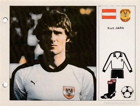 Kurt Jara Of Austria 1978 World Cup Finals Card Fussball