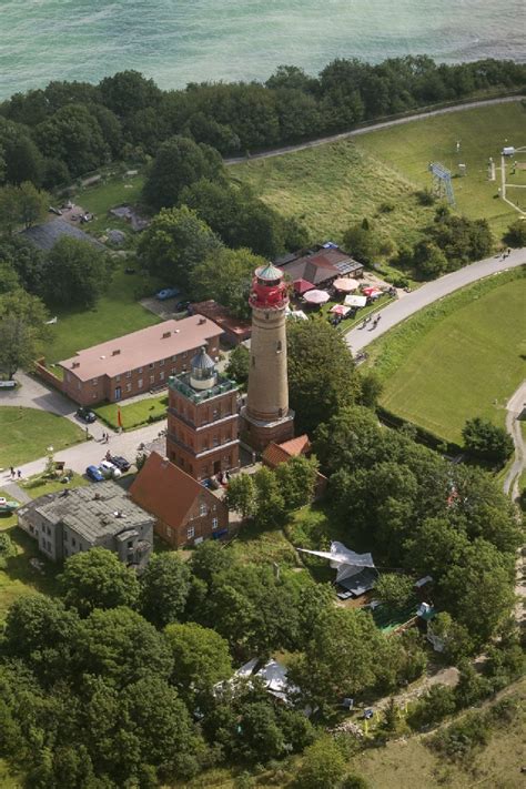 Putgarten Aus Der Vogelperspektive Leuchtturm Und Peilturm