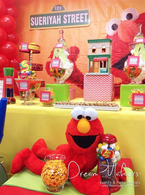 Elmo Sesame Street Birthday Party Ideas Photo 6 Of 20 Catch My Party