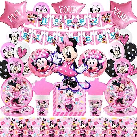 Las ARTíCULOS DE DECORACIóN PARA CUMPLEAñOS DE MINNIE MOUSE más