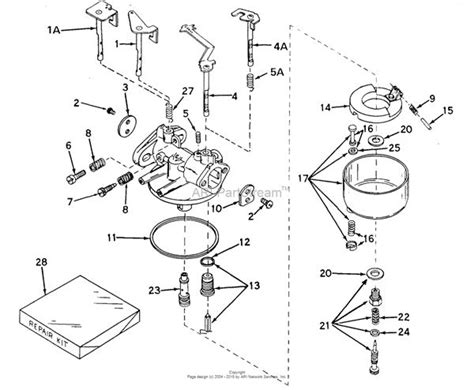 Tecumseh Ohh Carburetor Diagram