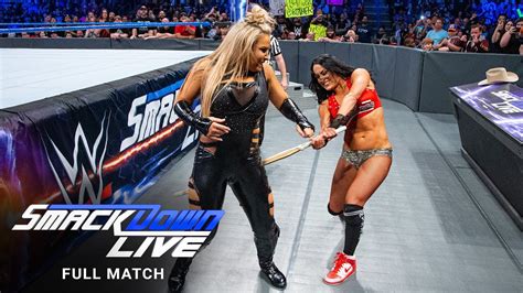 FULL MATCH Nikki Bella Vs Natalya Falls Count Anywhere Match