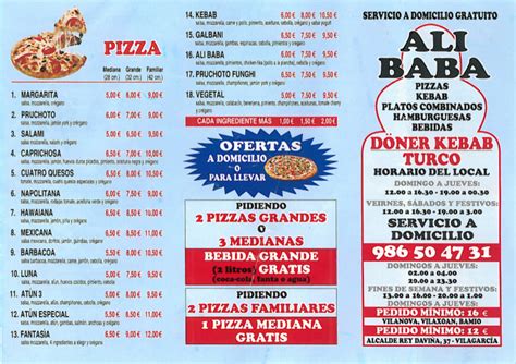 MENU ALI BABA DONER KEBAB - Ali Baba Doner Kebap