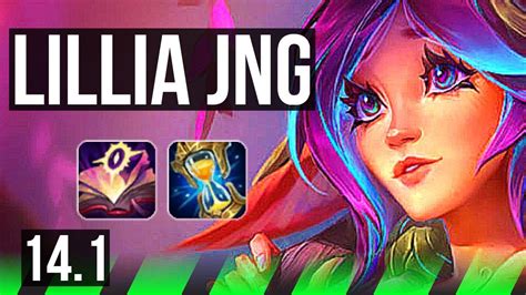 LILLIA Vs EVE JNG 70 Winrate 8 3 7 KR Master 14 1 YouTube