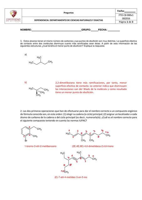 Ejercicios de Química tustrabajos co uDocz