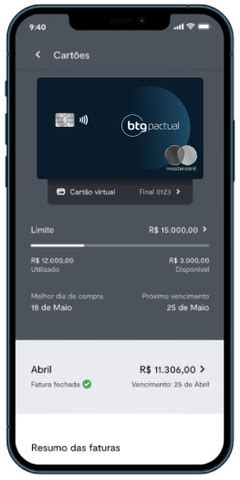 Cart O De Cr Dito Btg Pactual Veja Vantagens E Pe A Online