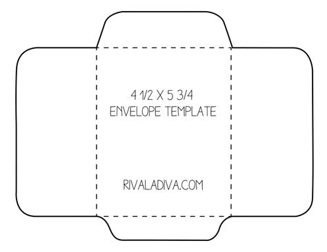 4X6 Envelope Template