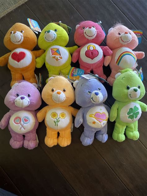 Lot Of 8 Vintage Early 2000s Care Bears Plush Bears Antique Price