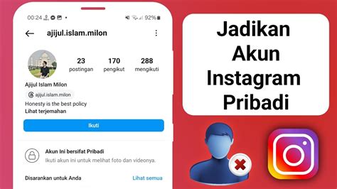 Cara Beralih Ke Akun Pribadi Instagram Cara Beralih Ke Akun