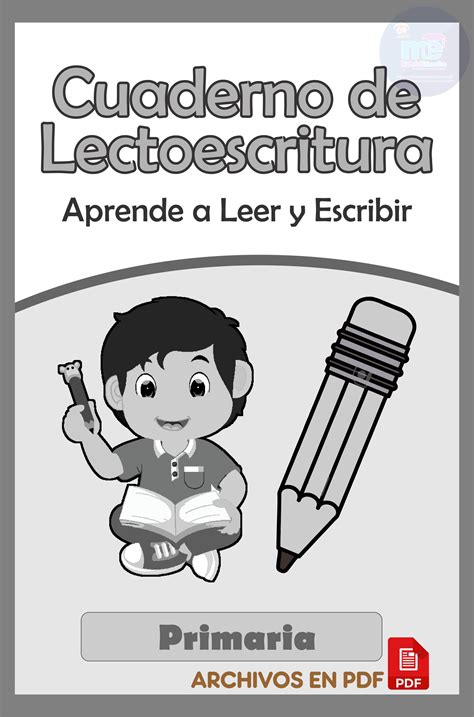 Cuaderno De Lectoescritura Aprende A Leer Y Escribir Al Primaria A