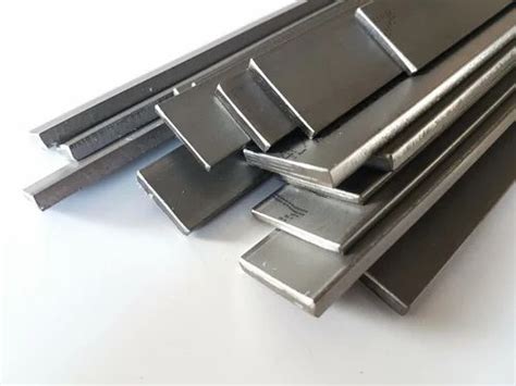 Polished Rectangular Stainless Steel Flat Bar Grade Ss Size Mm