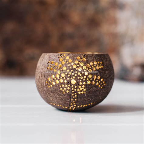 Coconut Shell Candle Holders Handmade And Cheap Price From Vietnam - Buy Coconut Shell Candle ...