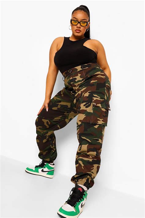 Plus Size Camo Cargo Pants Top Sellers