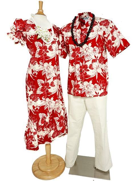 Matching Hawaiian Outfits For Couple Hawaiian Outfit Hawaiian Party