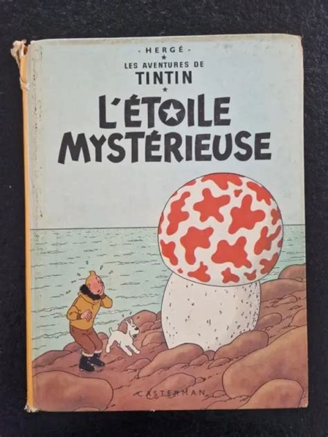 BD TINTIN L ÉTOILE mystérieuse plat B40 1973 Hergé Casterman EUR 3 00