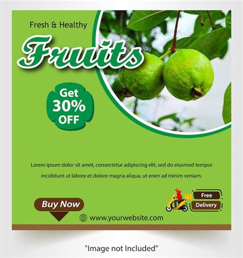 Premium Vector Free Vector Fruits Social Media And Instagram Post