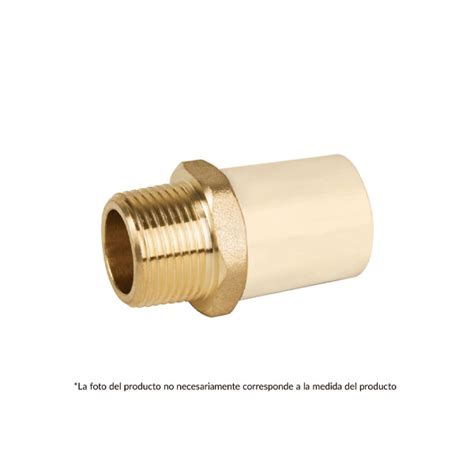 Adaptador Macho De Cpvc Con Inserto Met Lico Foset Honcol