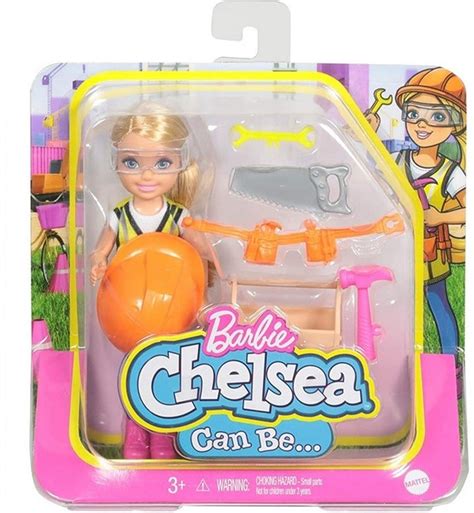 Barbie Chelsea Puede Ser Mu Eca Con Ropa De Trabajo Y Accesorios