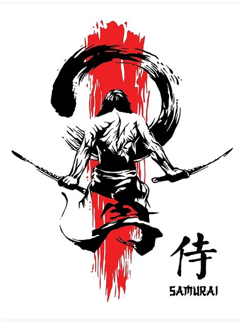 "Samurai Warrior" Poster for Sale by schrodes | Redbubble