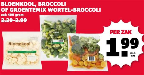 Bloemkool Broccoli Of Groentemix Wortel Broccoli Aanbieding Bij Mcd