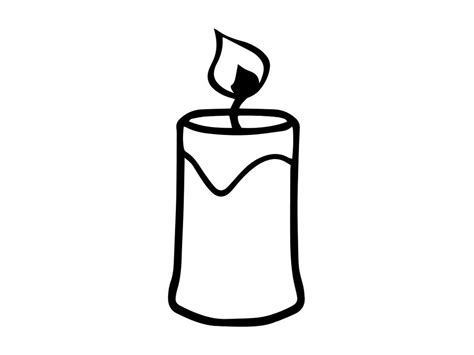 Candle Svg Candle Svg Candle Clipart Candle Files For Cricut