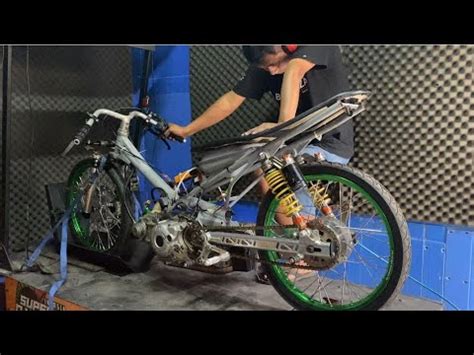 Proses Super Dyno Sleep Engine Jupiter 200cc Persiapan Drag Bike Bgt