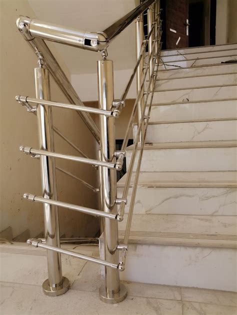 Chrome Steel Stair Railings Steel Stair Railing Stainless Steel