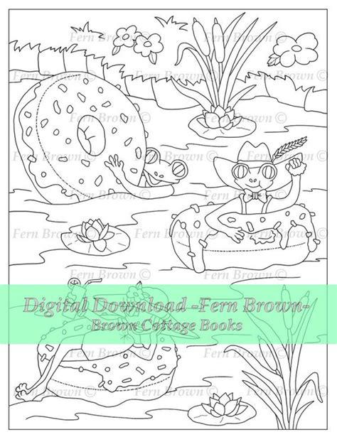 River Animals Coloring Pages / Vector Clipart Coloring Book River Fauna Image 1 Vector ...