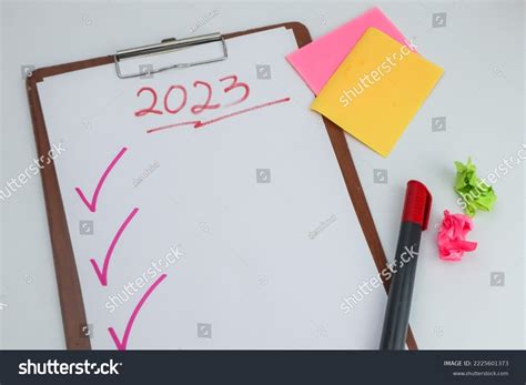 Check List New Year 2023 On Stock Photo 2225601373 | Shutterstock