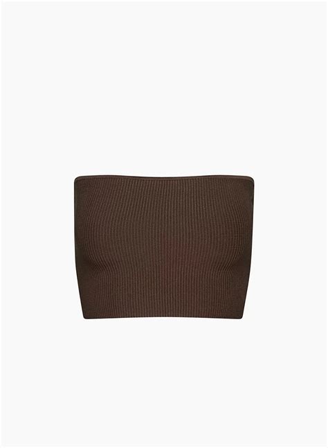 Babaton Sculpt Knit Cropped Tube Top Aritzia Intl