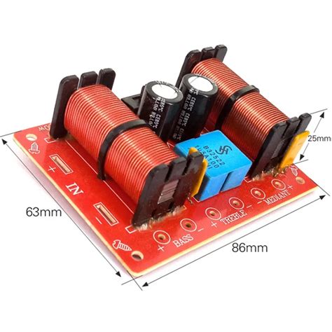 Up Top 150W 3 Way Hi Fi Speaker Frequency Divider Crossover Filters