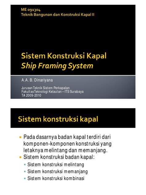 PDF 1479 Kojex 05 Sistem Konstruksi Kapal DOKUMEN TIPS