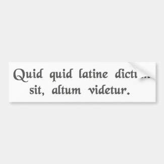 Gifts For Geeks Latin Club Bumper Stickers Personalized Gift Ideas